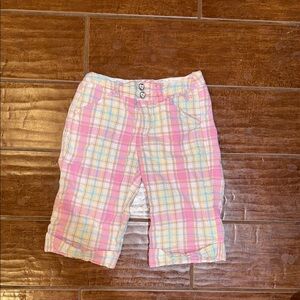 Justice Colorful Plaid Shorts